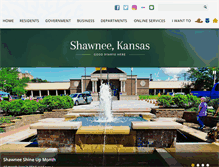 Tablet Screenshot of cityofshawnee.org