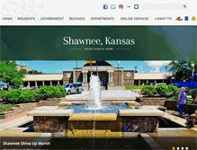 Tablet Screenshot of cityofshawnee.com